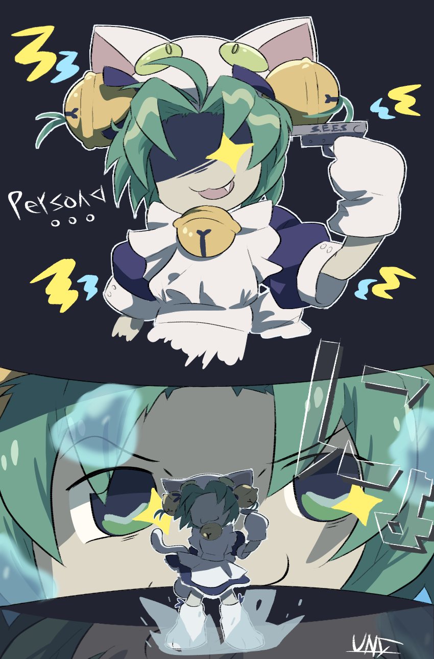 dejiko (persona and 2 more) drawn by uniplantiso