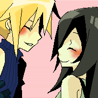 tifa lockhart and cloud strife (final fantasy and 1 more)