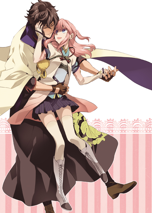 hasumi yuki and sakamoto ryouma (harukanaru toki no naka de and 1 more) drawn by chamameko