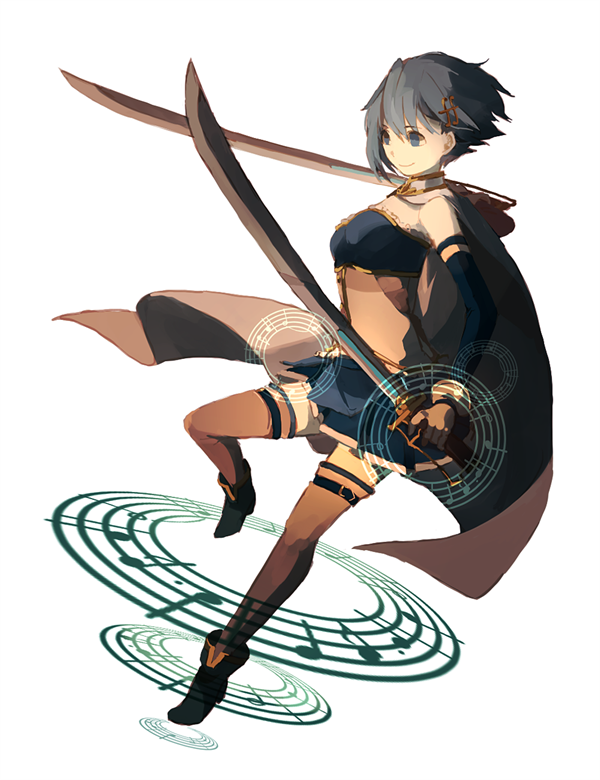miki sayaka (mahou shoujo madoka magica and 1 more) drawn by lemontea