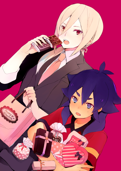 afuro terumi and kishibe taiga (inazuma eleven and 1 more) drawn by tokio_neo