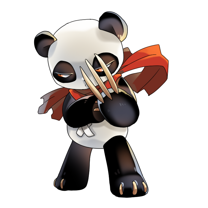 pandamon (digimon and 1 more) drawn by digimon_tales