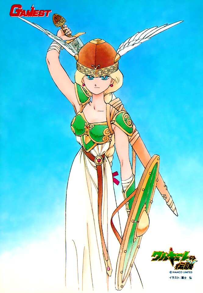 valkyrie (valkyrie no densetsu and 1 more) drawn by fuji_hiroshi