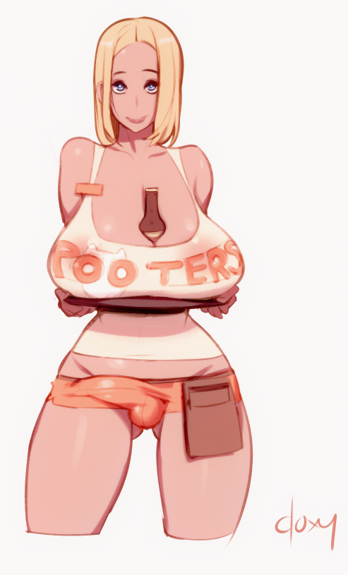 mari (hooters and 1 more) drawn by doxy