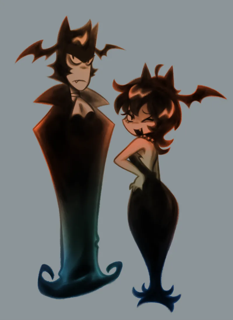 batty boop poppy and vlad poppy (original) drawn by poppy_(p0ply)