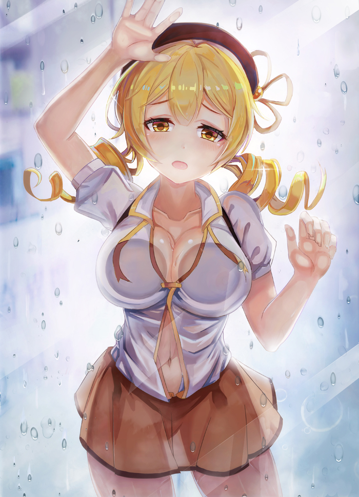 tomoe mami (mahou shoujo madoka magica) drawn by l.bou