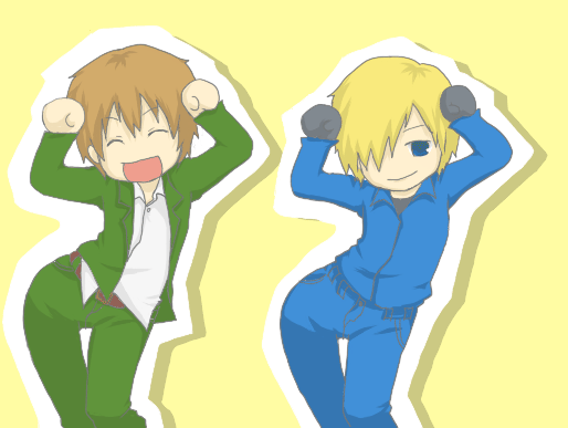 firo prochainezo and graham specter (baccano!) drawn by bunmare