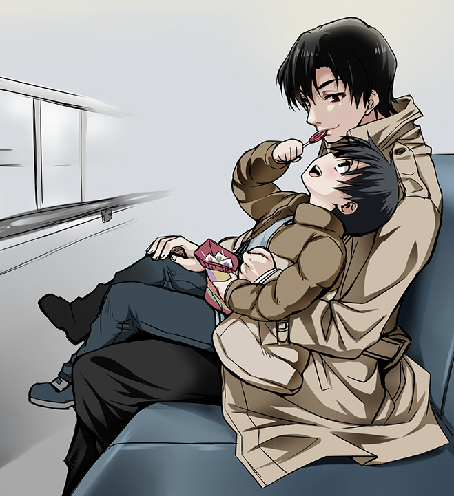 fujinuma satoru and yashiro gaku (boku dake ga inai machi) drawn by hiyou_(prince_heart)