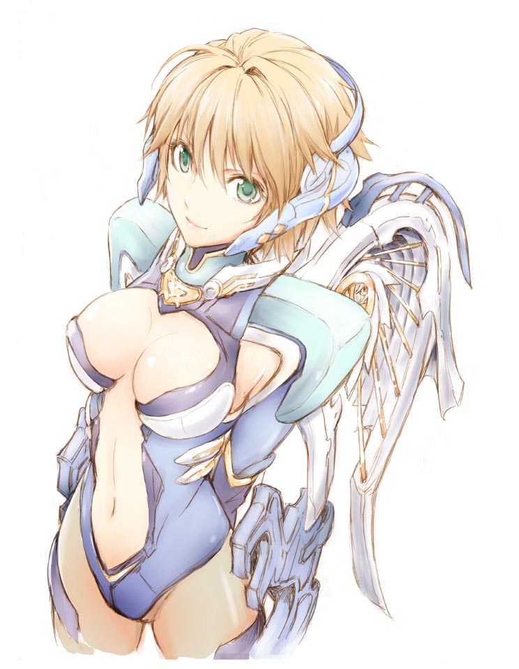 fiora and mecha-fiora (xenoblade chronicles and 1 more) drawn by yamada_koutarou