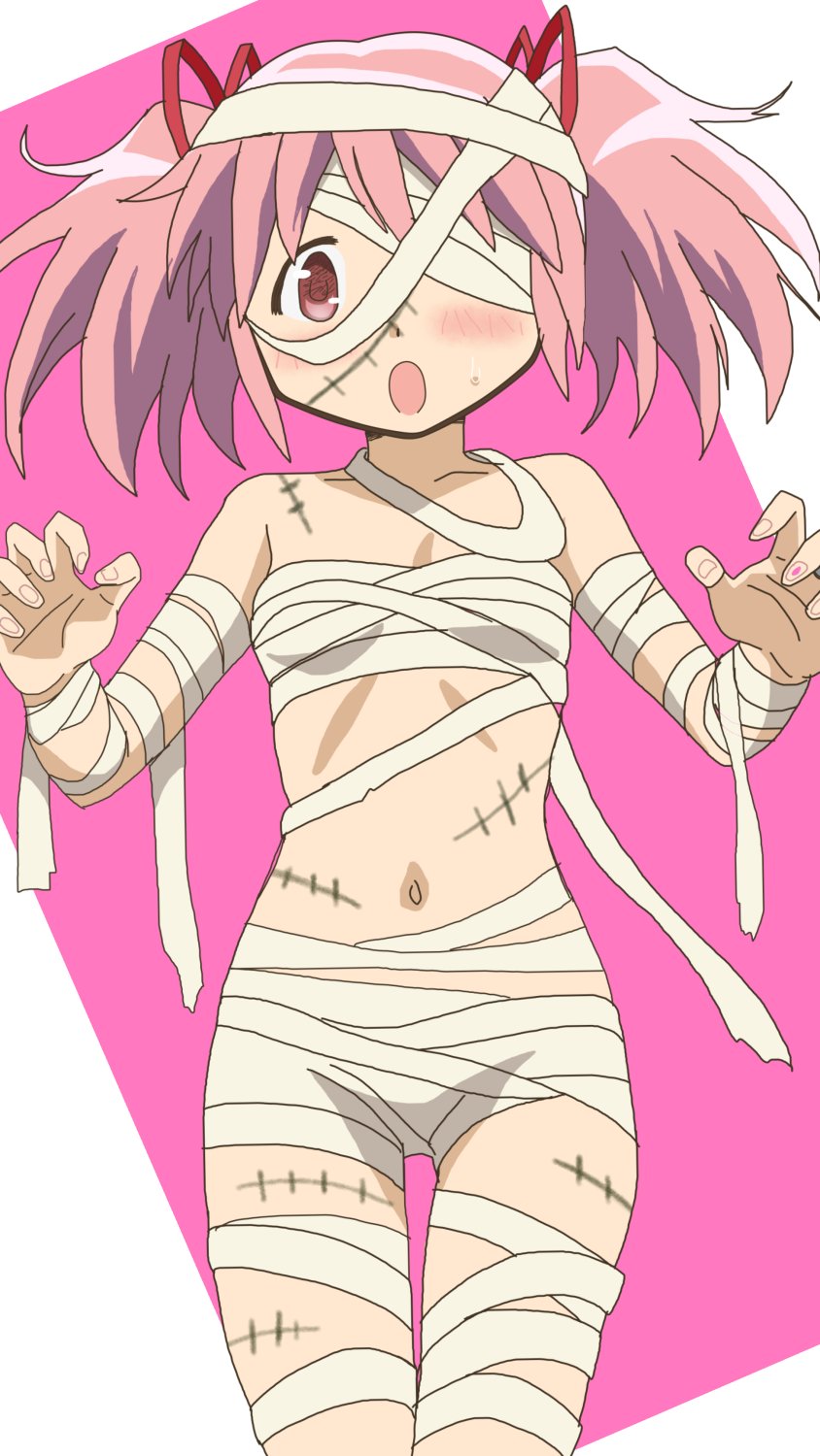 kaname madoka (mahou shoujo madoka magica) drawn by riokasen