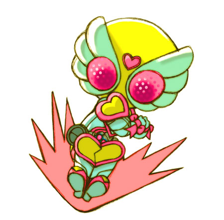 kamen rider ooo (kamen rider and 1 more) drawn by kaos
