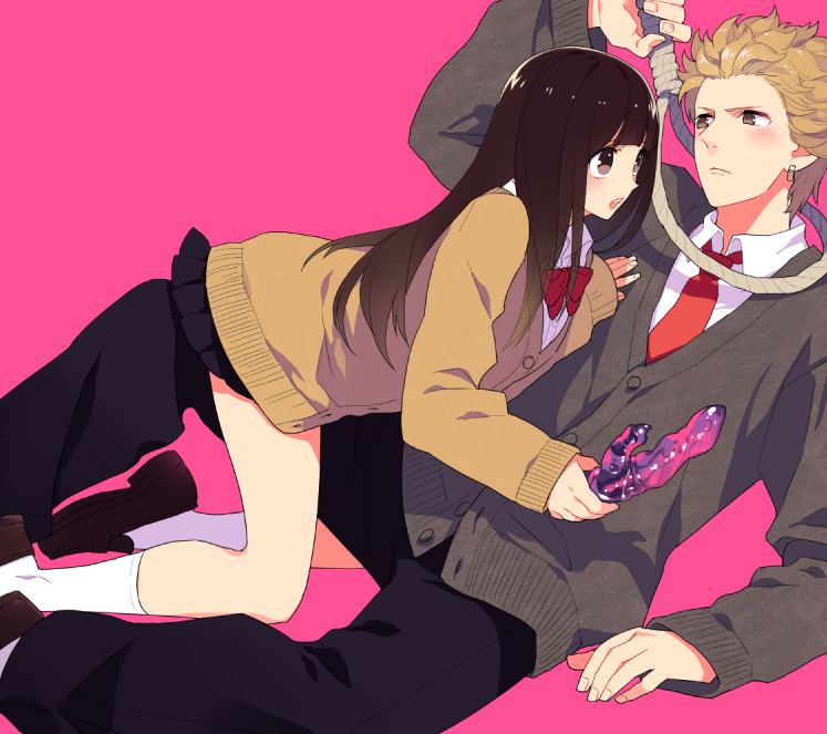 seitokaichou and sayono-kun (seitokaichou to sayono-kun) drawn by gum_(gmng)