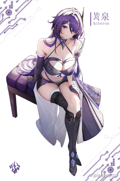 acheron (honkai and 1 more) drawn by lrrer