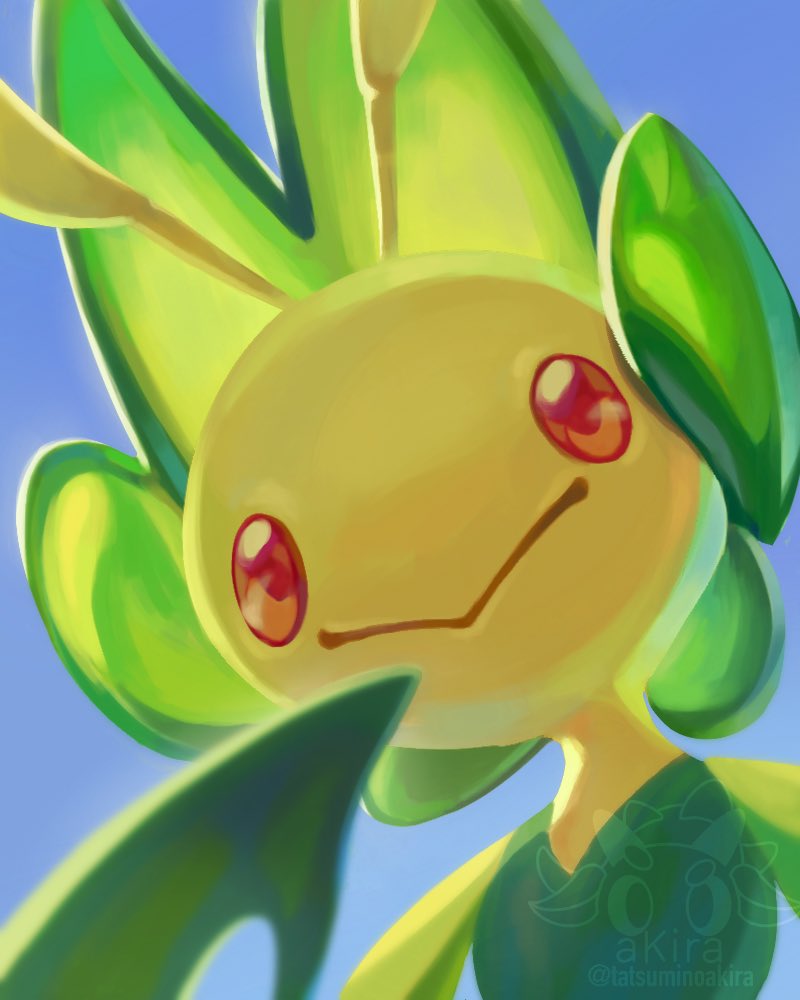 leavanny (pokemon) drawn by akira_(akira_art_poke)
