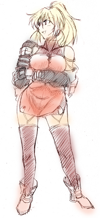 excellen browning (super robot wars) drawn by yasu-an