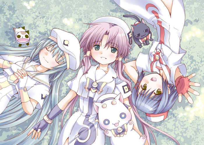 mizunashi akari, alice carroll, aika granzchesta, aria pokoteng, president maa, and 1 more (aria) drawn by patoto