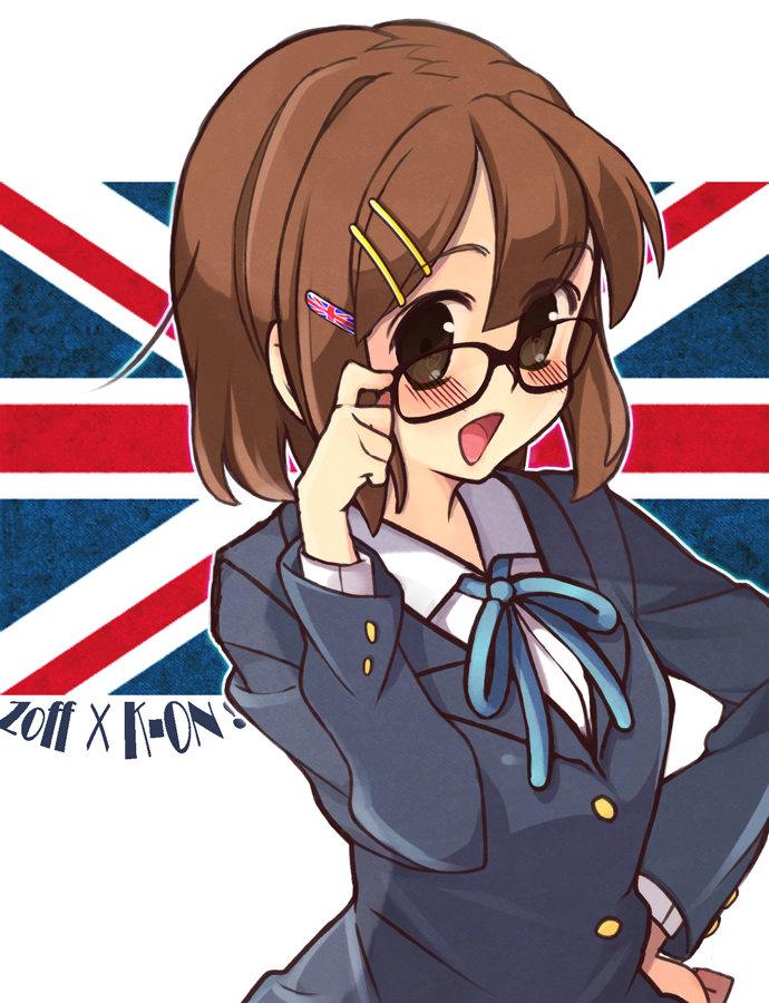 hirasawa yui (k-on! and 1 more) drawn by lr.