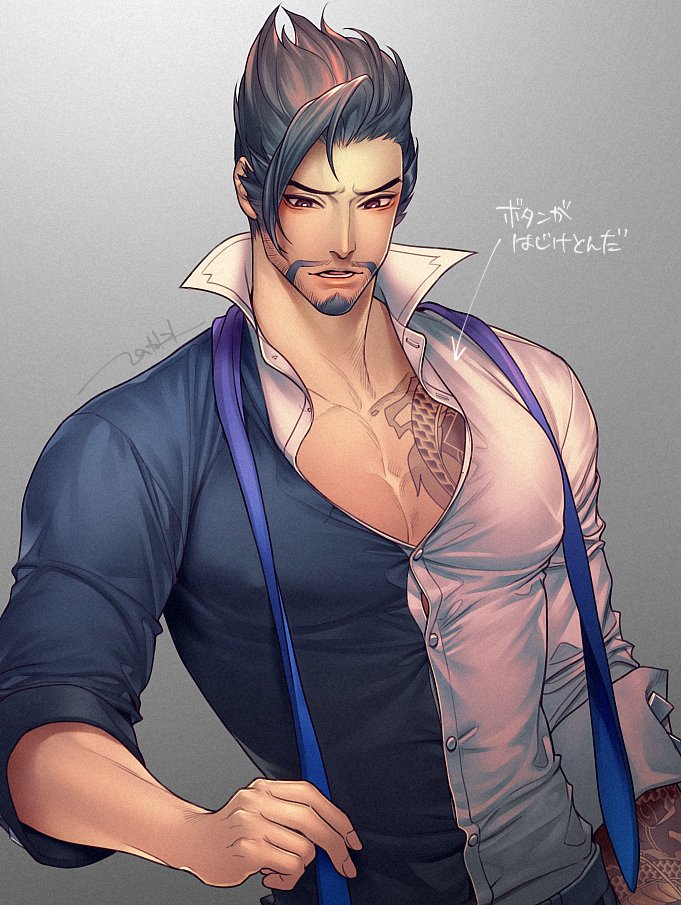 hanzo (overwatch and 1 more) drawn by nkraae