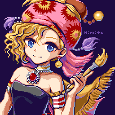 relm arrowny (final fantasy and 1 more) drawn by hiroita
