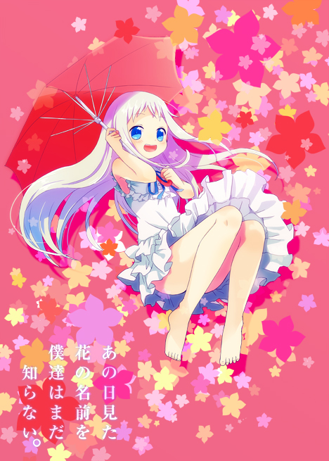 honma meiko (ano hi mita hana no namae wo bokutachi wa mada shiranai.) drawn by sakuro