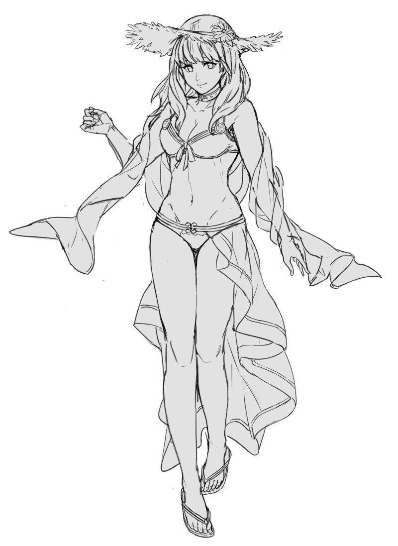 celica (fire emblem and 2 more) drawn by kamu_(kamuuei)
