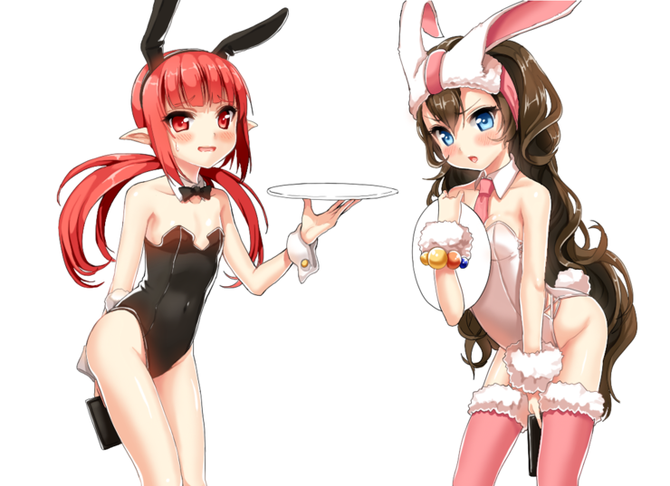 female mage and mintai (dungeon and fighter) drawn by mx2j