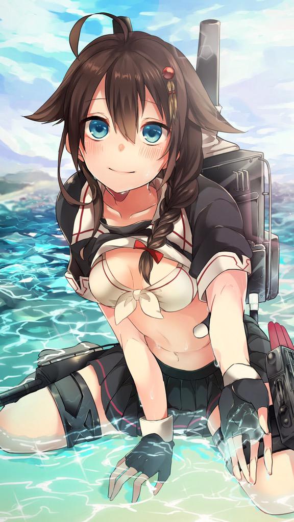 shigure and shigure kai ni (kantai collection) drawn by miseo_(mrkglove)