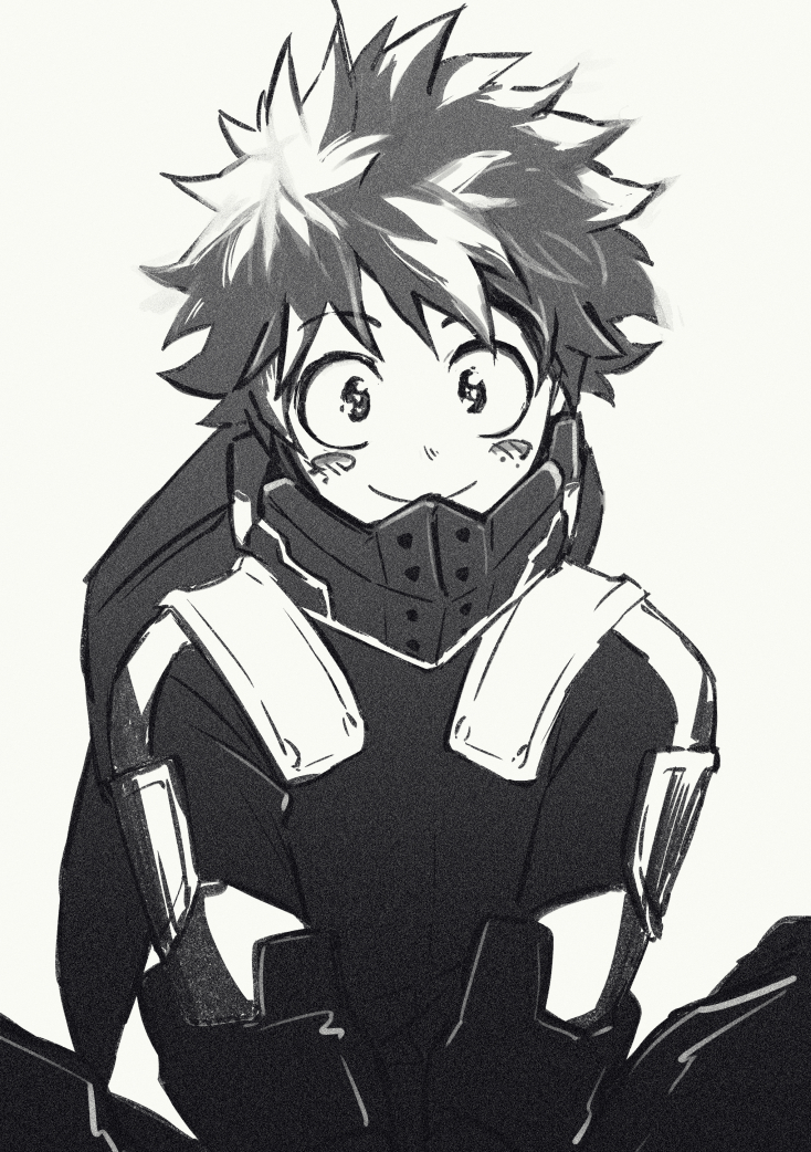 midoriya izuku (boku no hero academia) drawn by cho_mo_futoshi