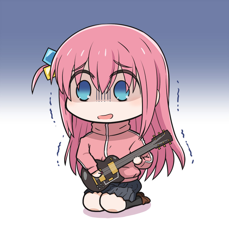 gotoh hitori (bocchi the rock!) drawn by denden