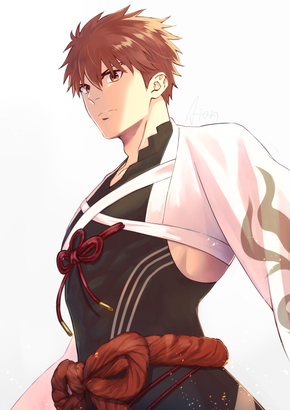 emiya shirou and senji muramasa (fate and 1 more) drawn by aion_kiu