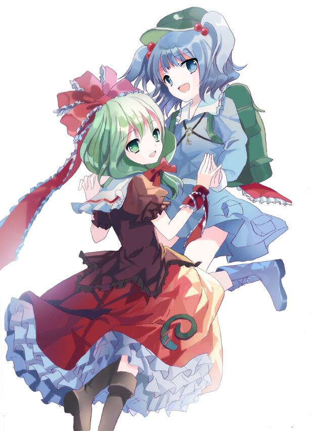 kawashiro nitori and kagiyama hina (touhou) drawn by cierra_(ra-bit)