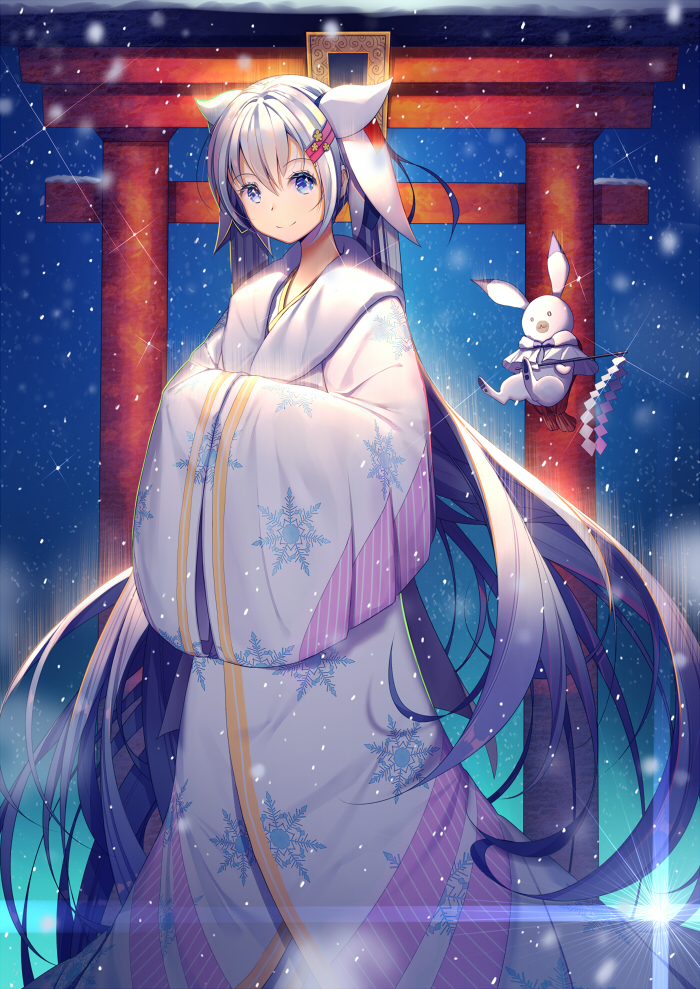 hatsune miku, yuki miku, and rabbit yukine (vocaloid) drawn by xiaosan_ye
