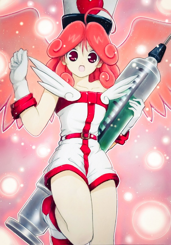 injection fairy lily (yu-gi-oh! and 1 more) drawn by boso_ichiro