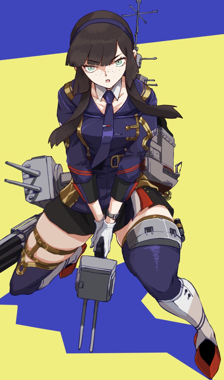 mogador and mogador kai (kantai collection) drawn by boushi-ya
