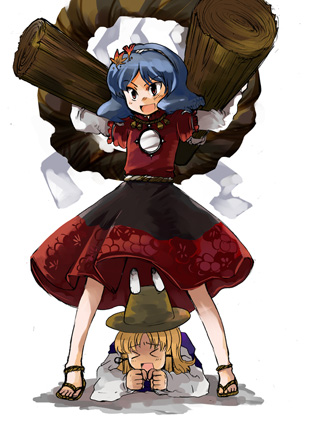 moriya suwako, yasaka kanako, and pyonta (touhou) drawn by tako_(plastic_protein)