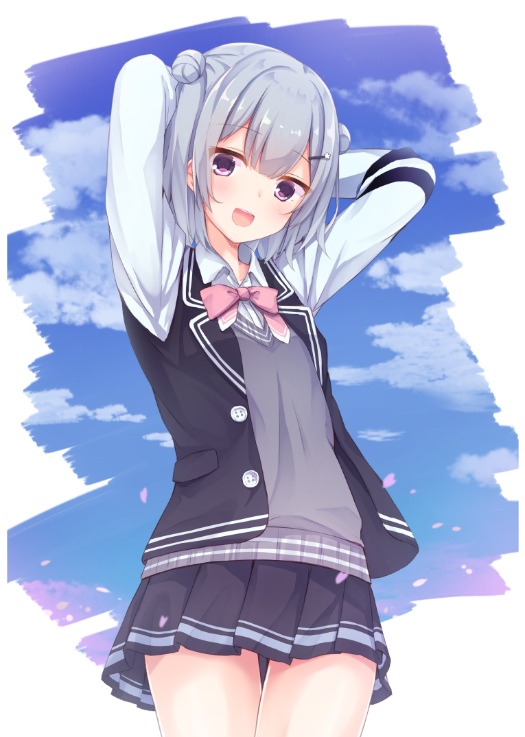 koharu rikka (voiceroid and 2 more) drawn by kulori
