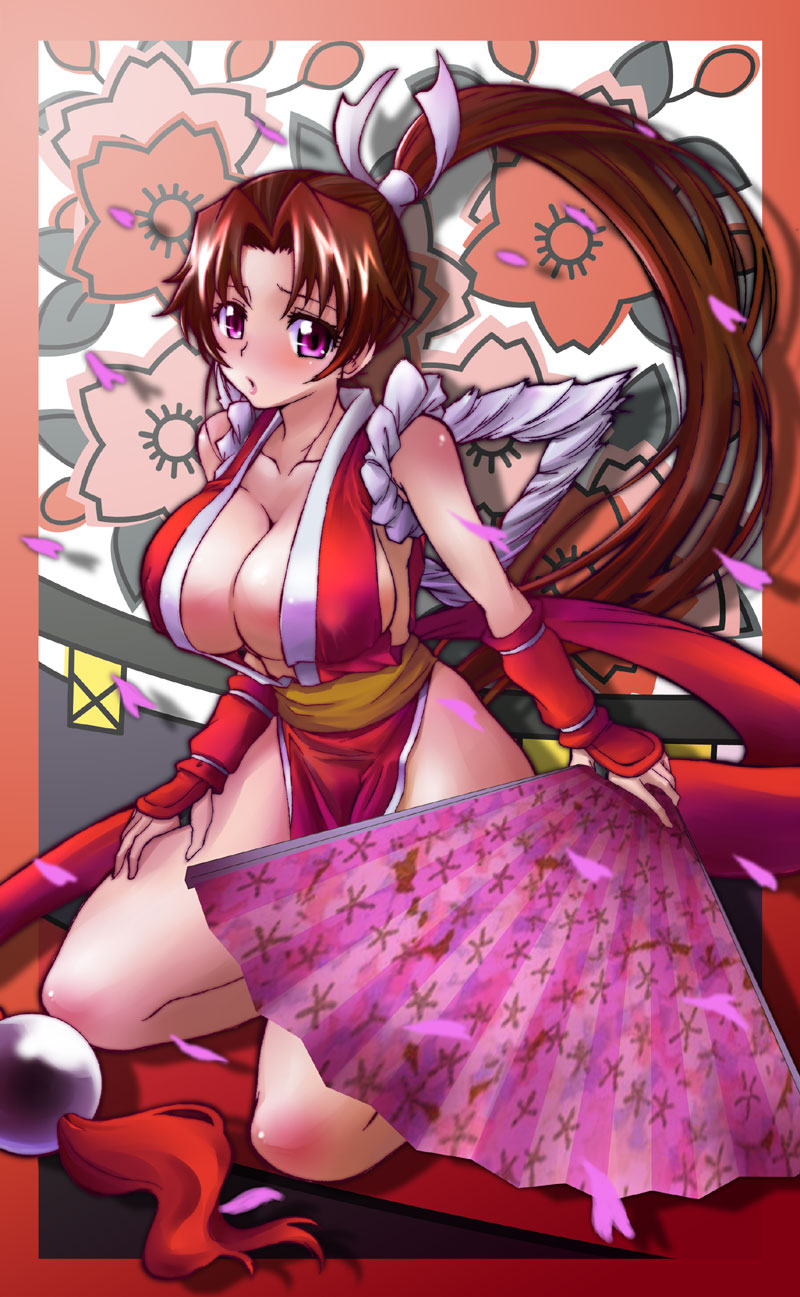 shiranui mai (the king of fighters and 1 more) drawn by fujimaru_arikui
