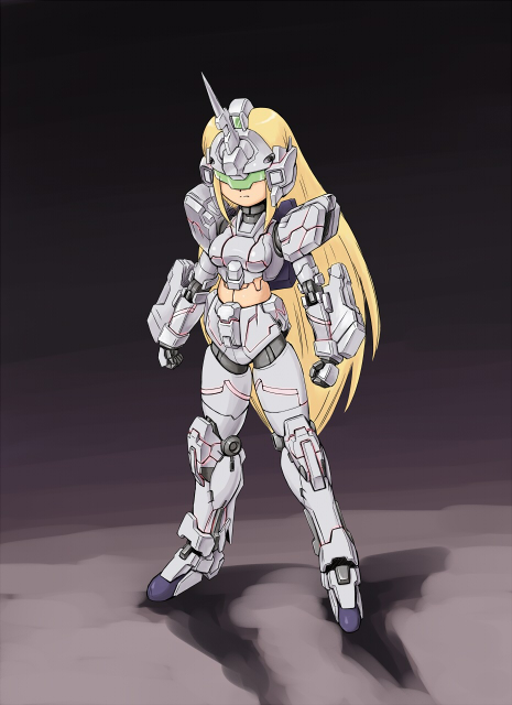 unicorn gundam (gundam and 1 more) drawn by maro-n
