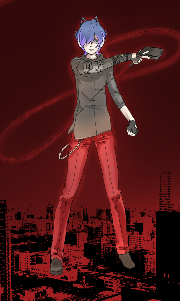 protagonist (devil survivor and 1 more) drawn by mo_do