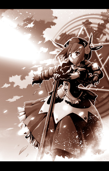 vita and graf eisen (lyrical nanoha and 2 more) drawn by keiji_asakawa