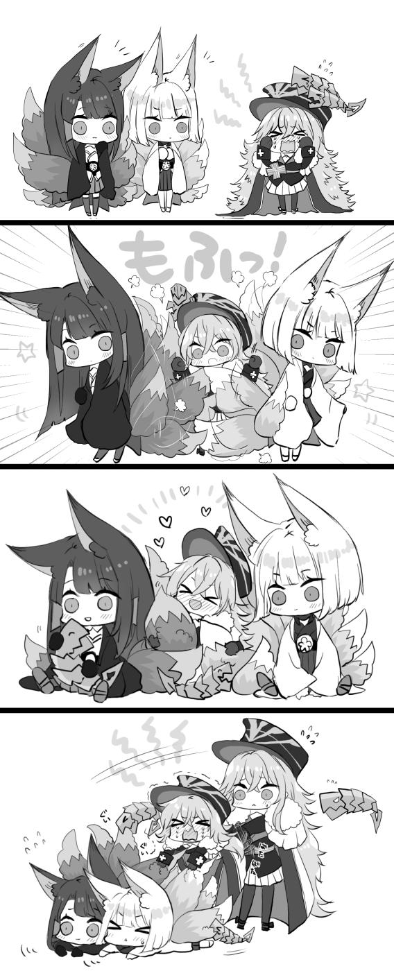 kaga, akagi, graf zeppelin, and zeppy (azur lane) drawn by putimaxi