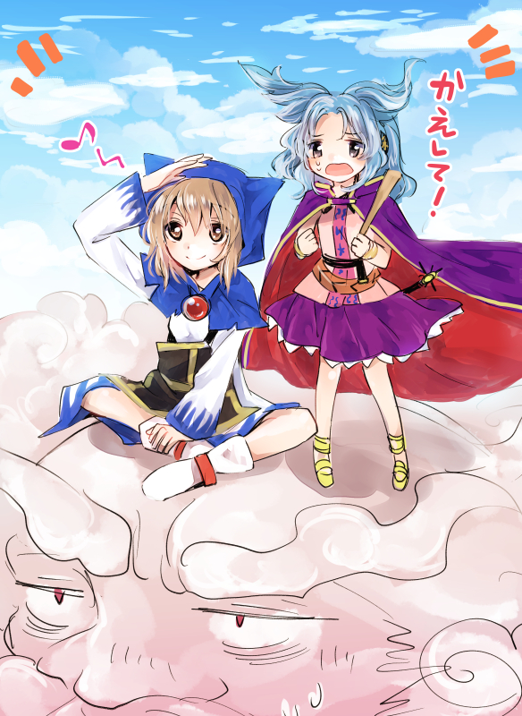 toyosatomimi no miko, kumoi ichirin, and unzan (touhou) drawn by makuwauri