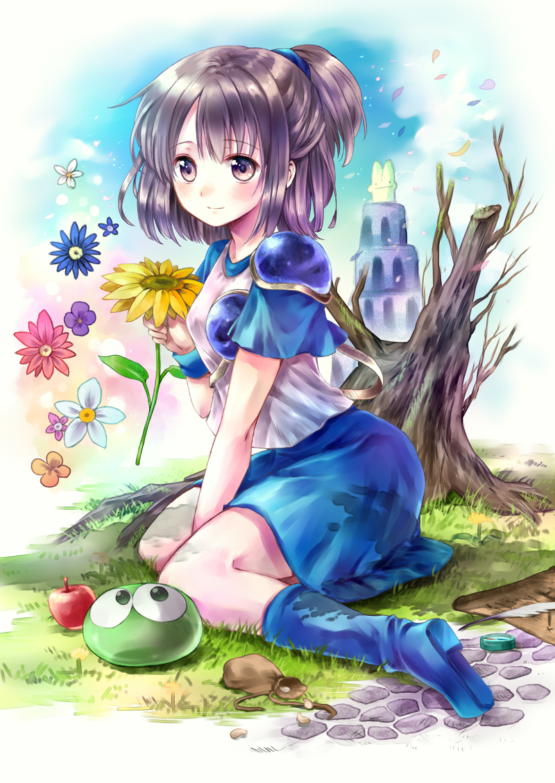 arle nadja and carbuncle (puyopuyo and 1 more) drawn by hanekoto