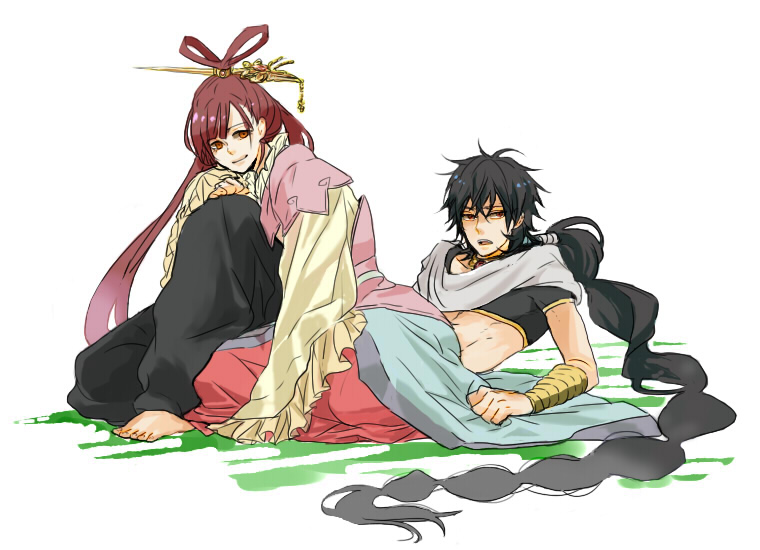judal and ren kougyoku (magi the labyrinth of magic) drawn by yousuke_(sekizome)