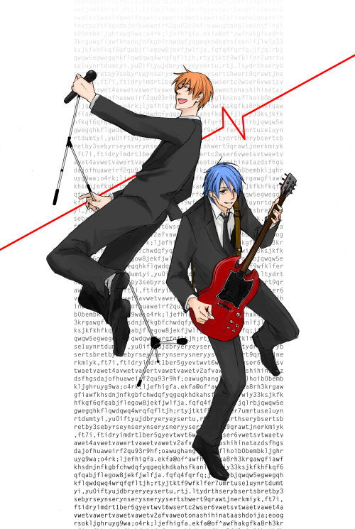 hinata hideki and otonashi yuzuru (angel beats!) drawn by tsukasa_(rt)