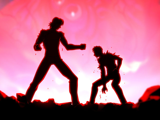 emiya shirou and kotomine kirei (fate and 2 more) drawn by takeuchi_takashi