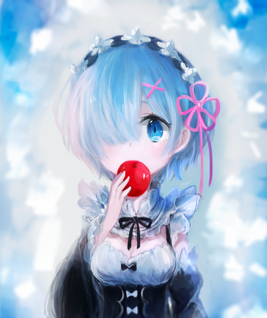 rem (re:zero kara hajimeru isekai seikatsu) drawn by koneko_mari