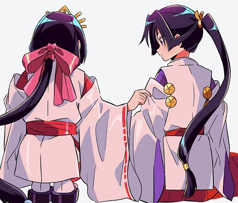 houjou tokiyuki and shizuku (nige jouzu no wakagimi) drawn by sanamaru_(sana79261827)