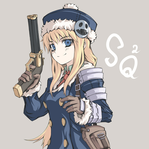 gunner and gunner 2 (sekaiju no meikyuu and 1 more) drawn by kuro_goma_(kakkou11)