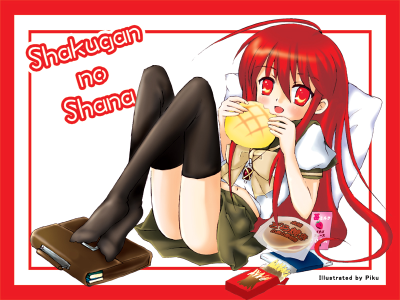 shana and alastor (shakugan no shana) drawn by piku